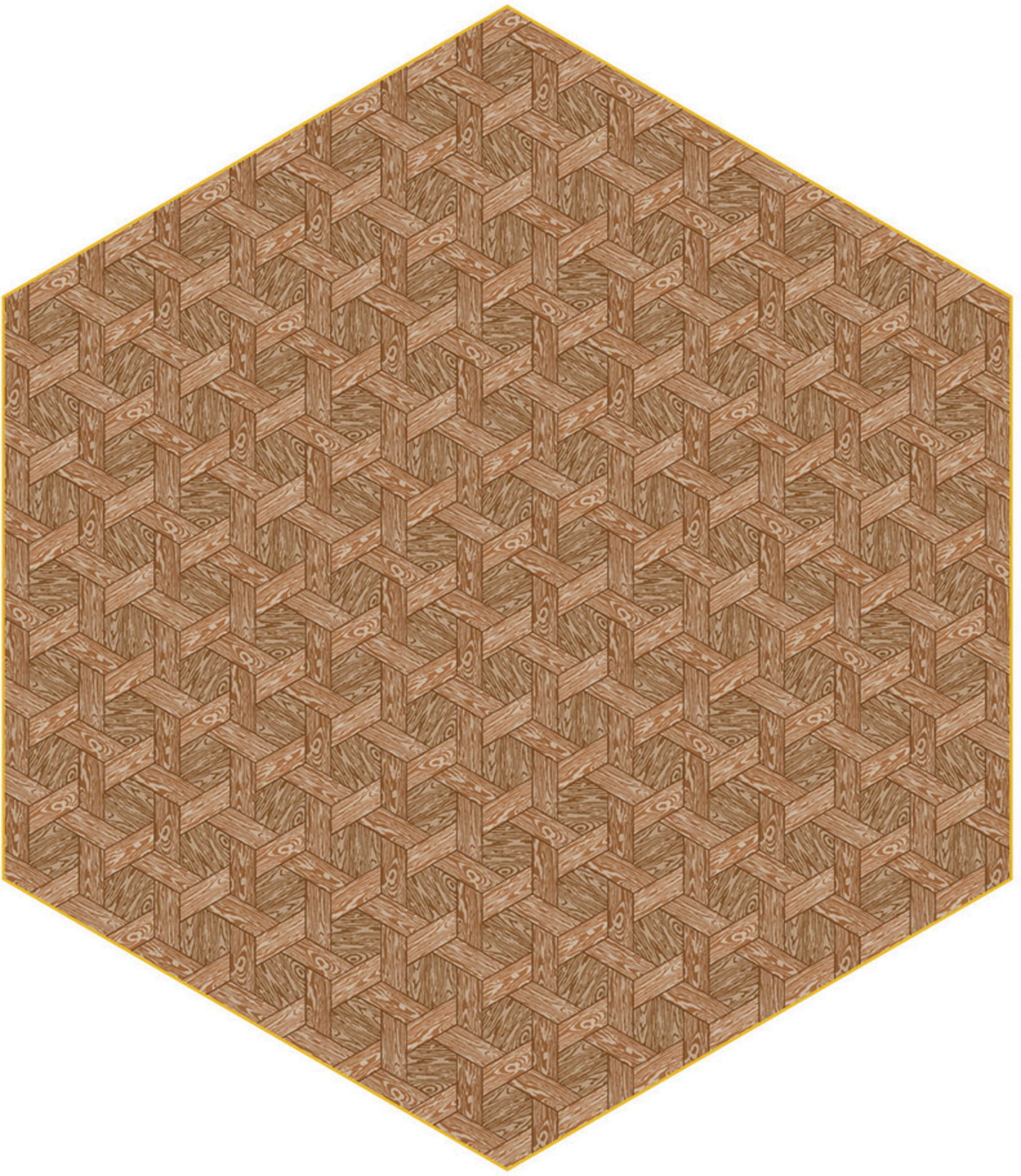 Hexagon Brown Moooi Carpets