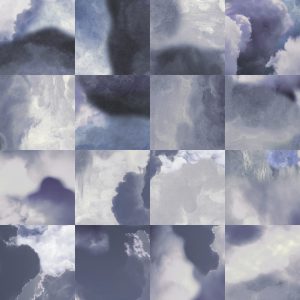 Walking on Clouds Blue